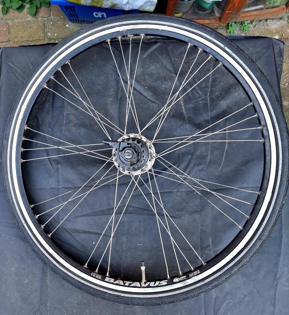 Achterwiel 7 versnellingen Shimano Nexus - Defect, Ophalen, Gebruikt, Wiel