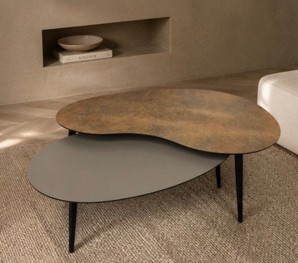 Organische salontafel set - Direct leverbaar, 100 tot 150 cm, Zo goed als nieuw, Betaalbaar-Design, 5 – 50