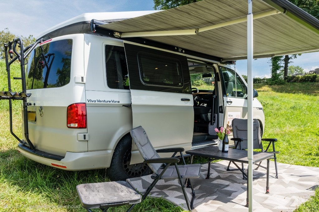 Verlengde VW T6.1 buscamper uit 2021, ESP-stabiliteitscontrole, Volkswagen, Viva Venture Vans, Bedrijf