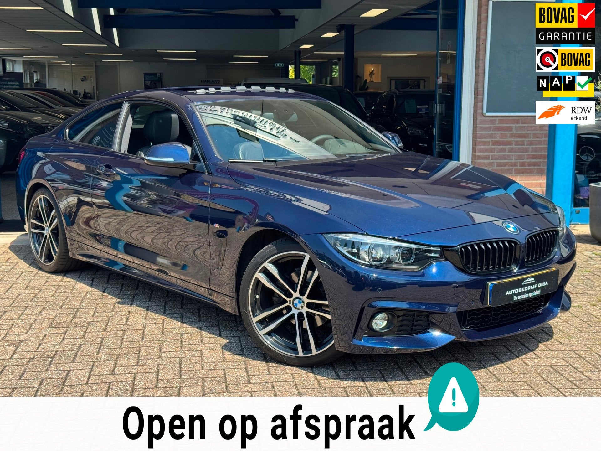 BMW 4-serie Coupé 420i High Executive M-Pakket 2019 AUT NAP, Auto's, BMW, Automaat, Achterwielaandrijving, Gebruikt, Bedrijf