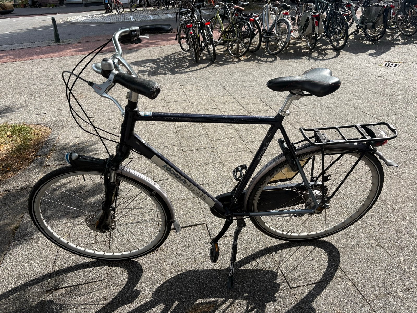 Koga Miyata fiets - Maat 63 - Achterwiel heeft slag, Gebruikt, Versnellingen, 61 tot 65 cm, Schijfrem