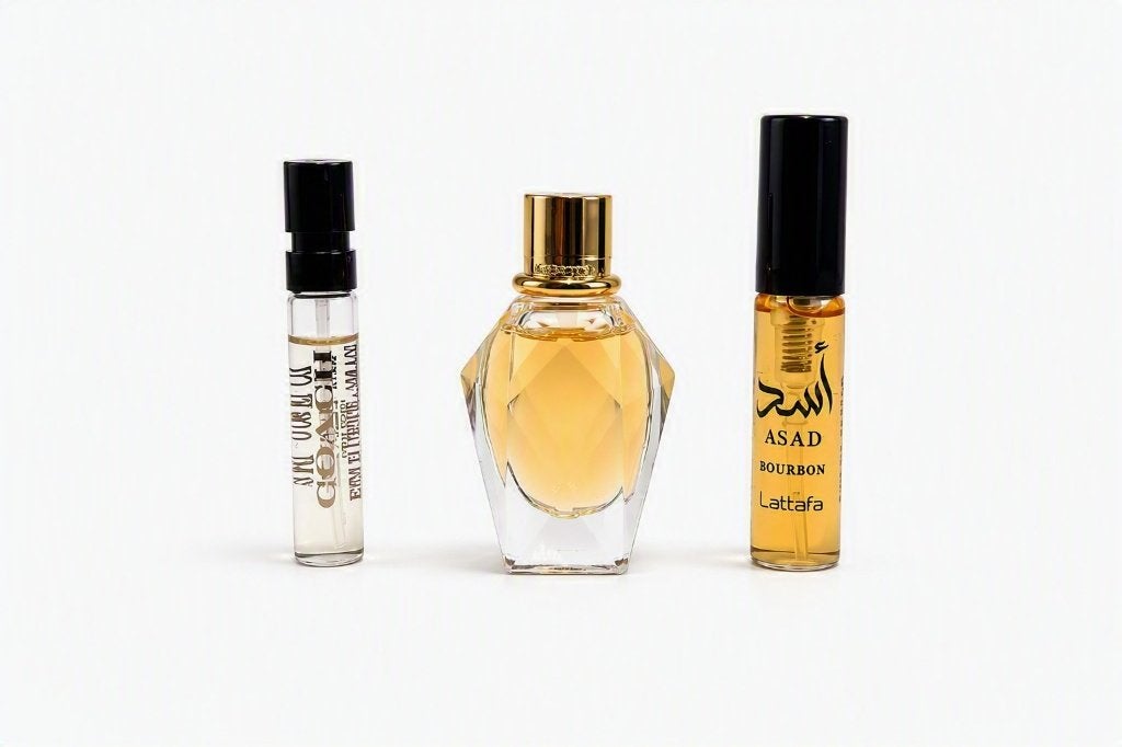 Parfumset Armani Sì, Lattafa & Coach – totaal 12,2 ml, Ophalen of Verzenden, Nieuw