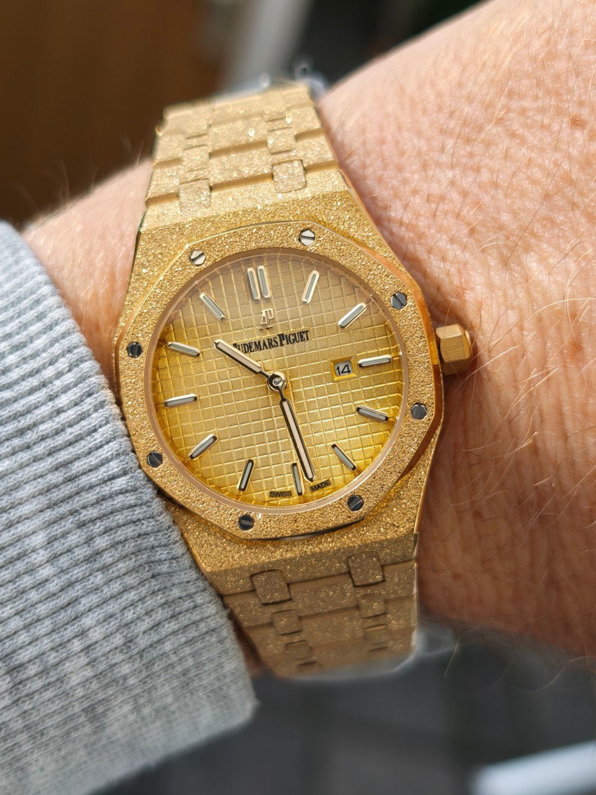 Nieuw 32mm AP Dameshorloge met doos, Overige merken, Staal, Staal, Polshorloge