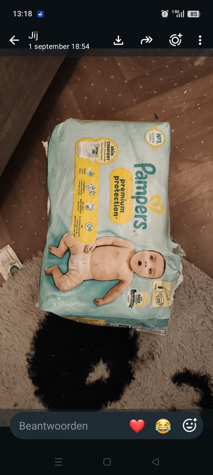 Baby luiers maat 1 (Huggies en Pampers), Ophalen, Nieuw