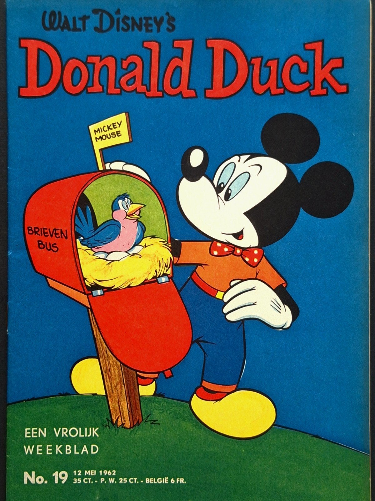 Donald Duck 1962 nr. 19, Eén stripboek, Ophalen of Verzenden, Zo goed als nieuw