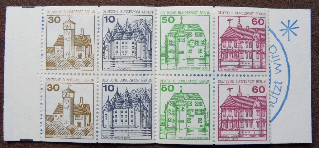 Postzegelboekje Duitsland – Bundespost Berlin  Boekje 12c, Ophalen of Verzenden, BRD, Postfris