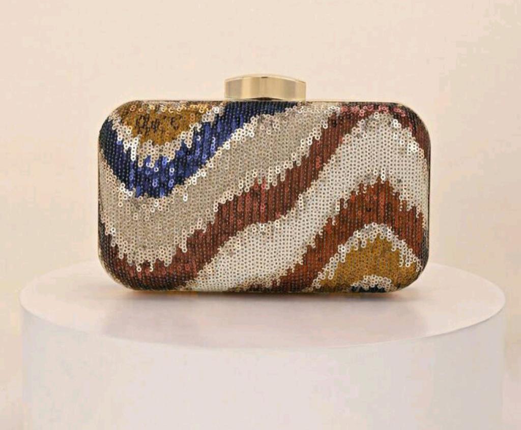 Nieuwe Avondtasje met Pailletten - Multicolor, Ophalen