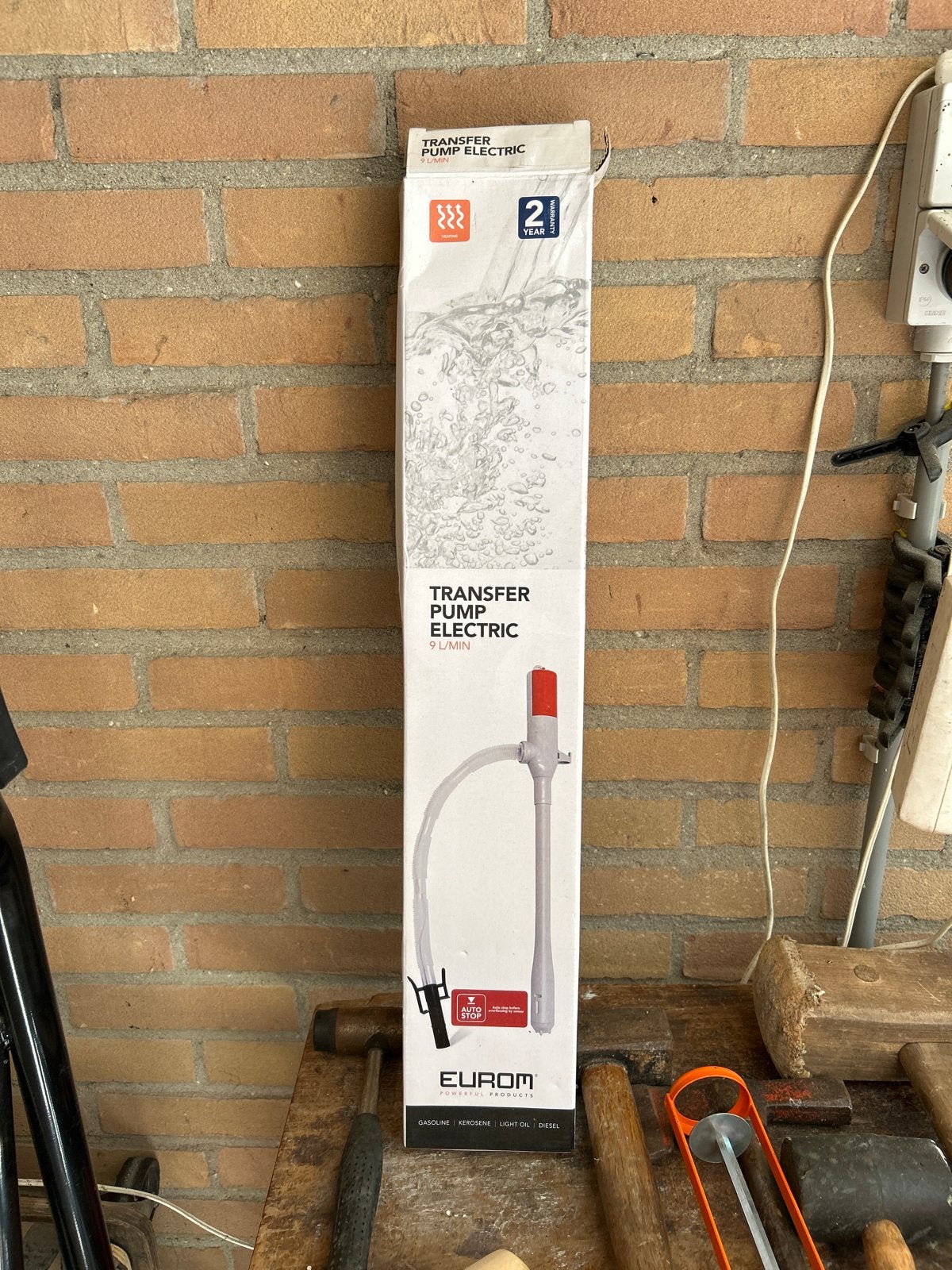 Eurom Transfer Pomp Elektrisch 9L/min, Ophalen, Nieuw, Elektrisch, Overige typen
