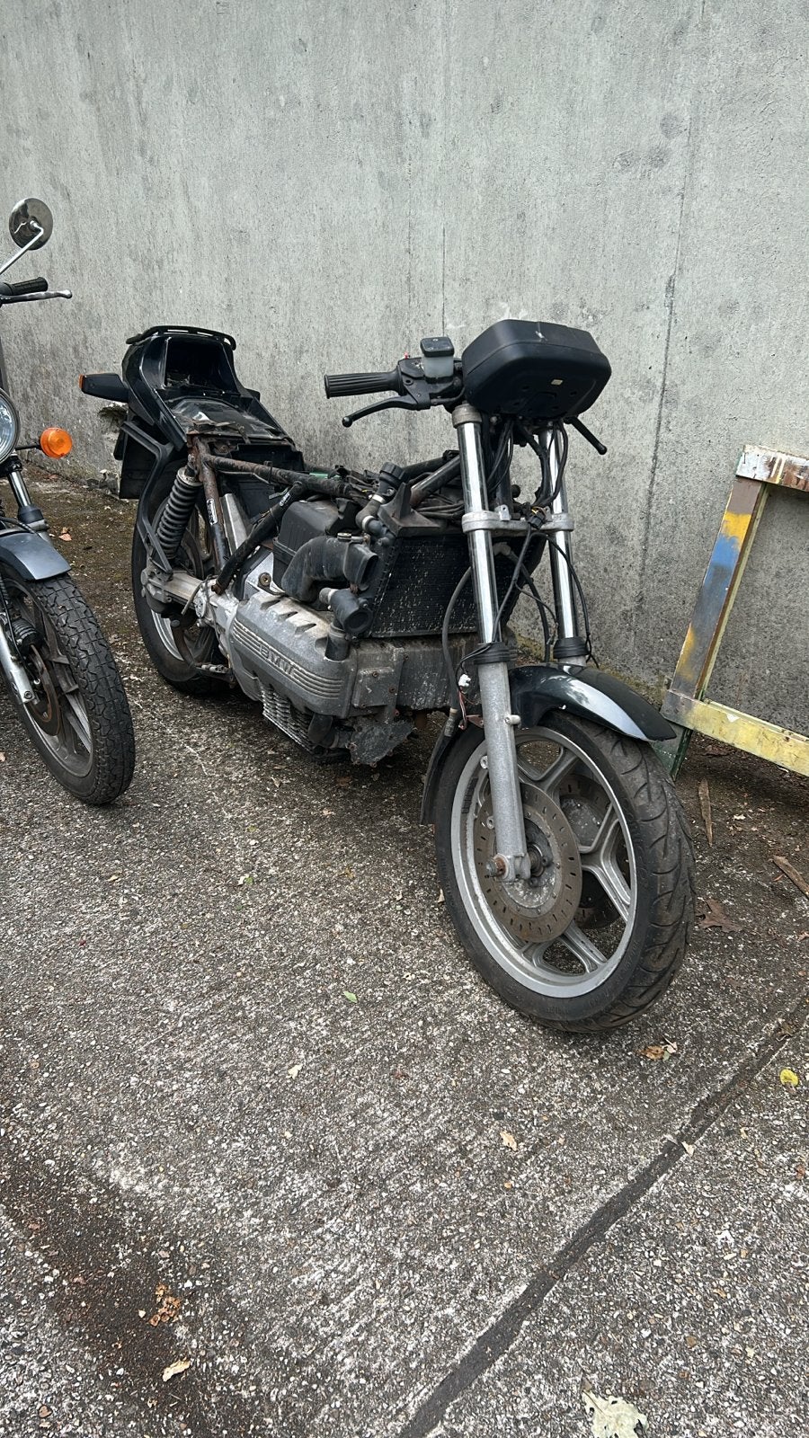BMW K100 project opknapper met zijspan, Ophalen, Gebruikt