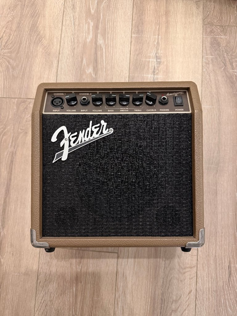 Fender Acoustasonic 15, Ophalen, Zo goed als nieuw, Gitaar, Minder dan 50 watt