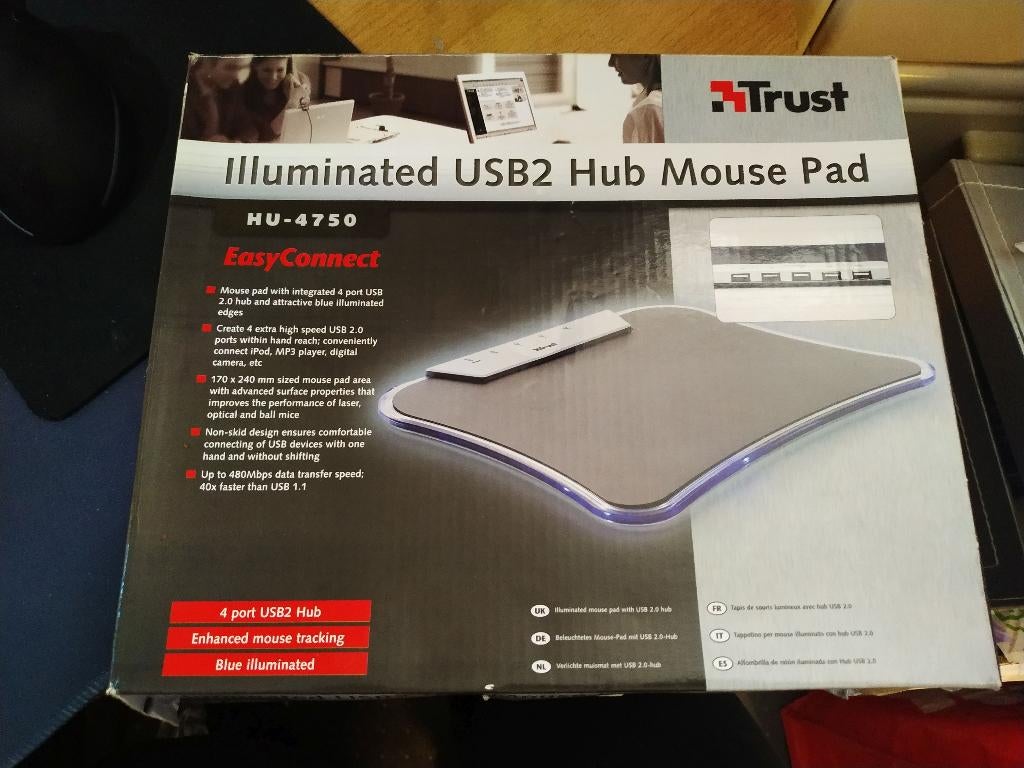 Trust Hub Mouse Pad HU-4750, Ophalen of Verzenden, Zo goed als nieuw, Trust