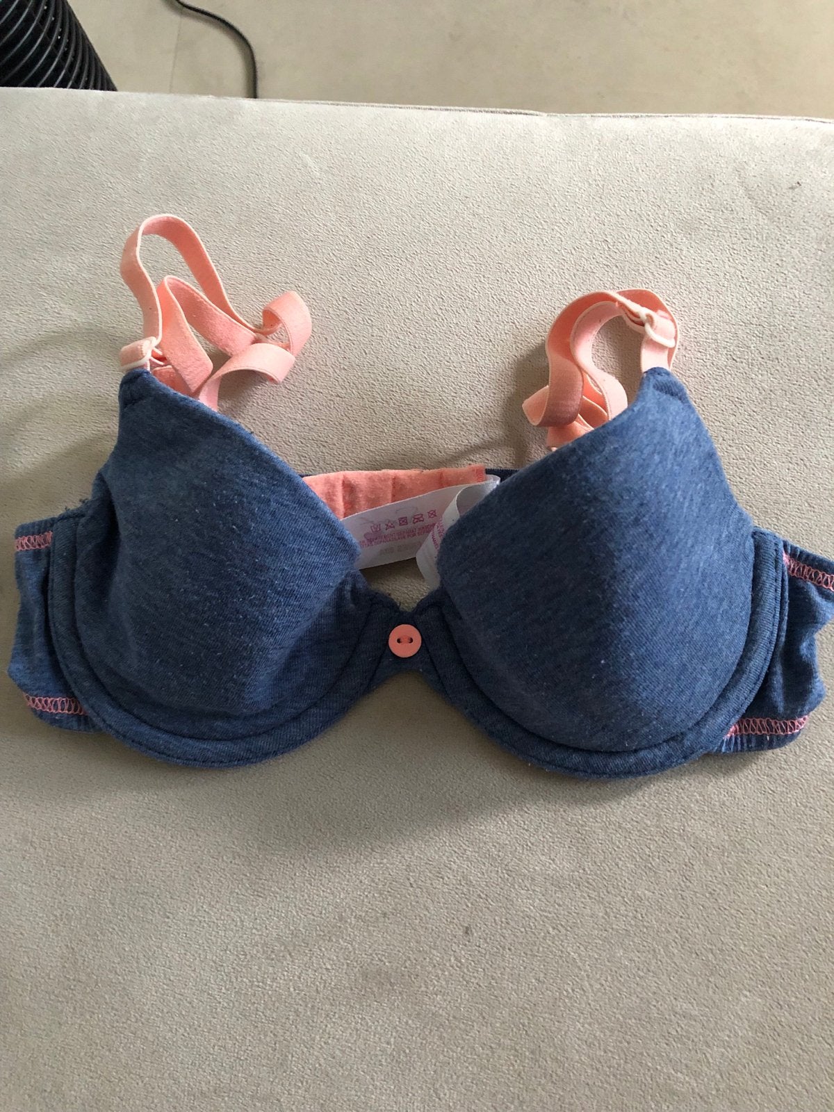 Hunkemöller Sweet BH - Blauw met Roze Details, Ophalen of Verzenden, Blauw, BH