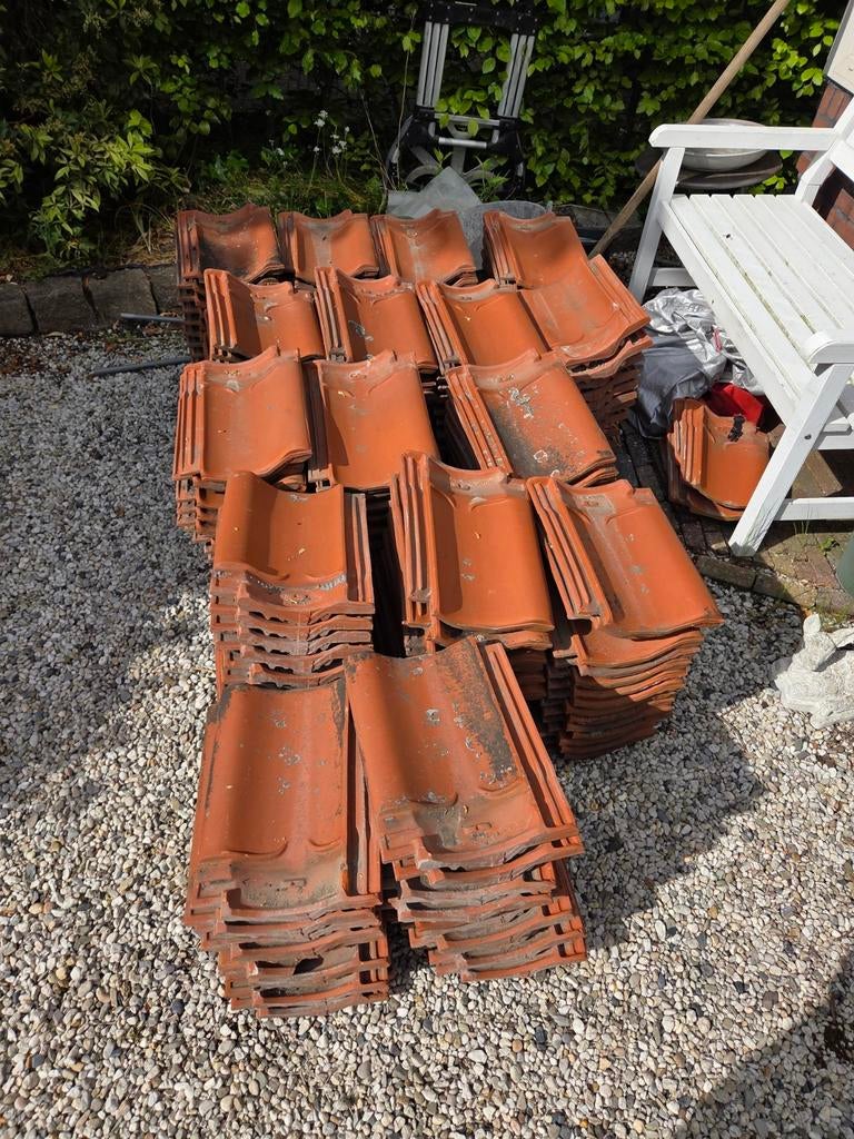KDN 6 OVH dakpannen – gebruikte keramische pannen, Gebruikt, Steen of Klei, Ophalen of Verzenden, 15 m² of meer