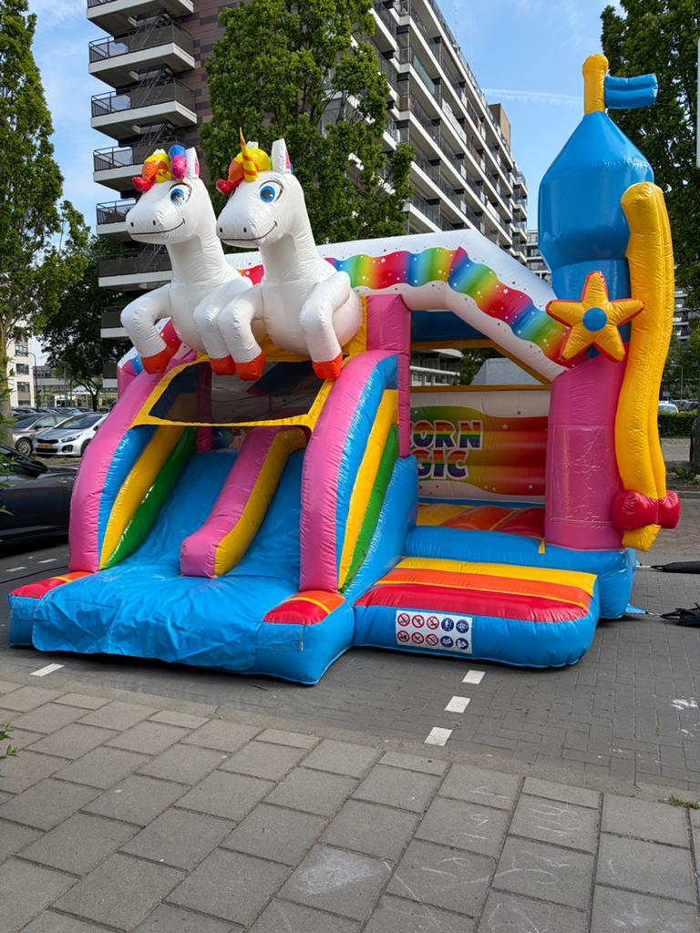 Springkussens te huur, Ophalen of Verzenden, Zo goed als nieuw, Overige