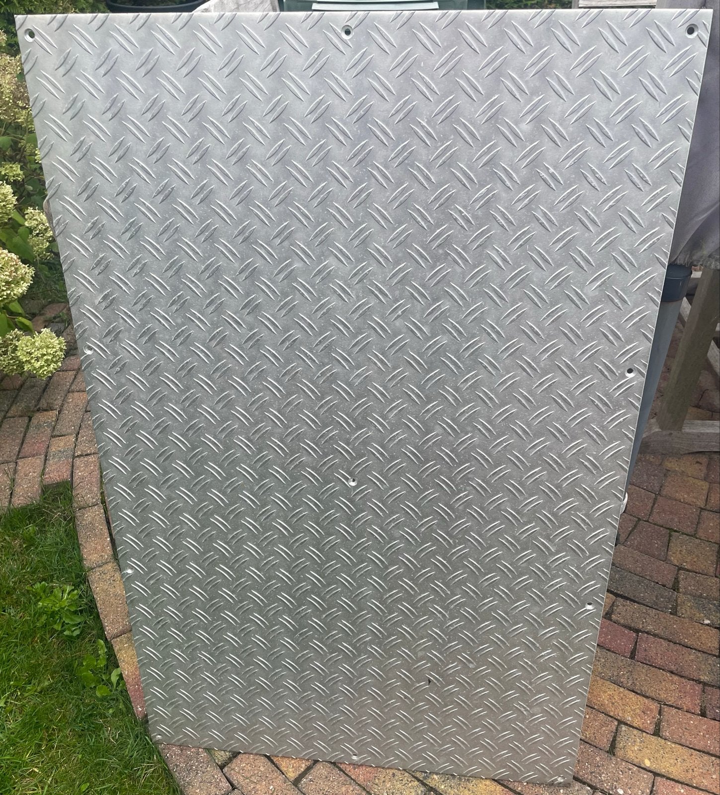 Aluminium Traanplaat - Robuust en Veelzijdig, Ophalen, Gebruikt