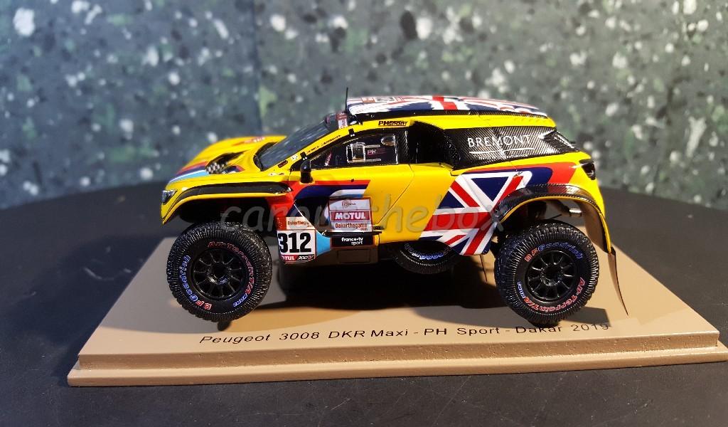Peugeot 3008 #312 PH-Sport dakar ROSEGAAR 1:43 Spark 050, Verzenden, Nieuw, Auto, Overige merken
