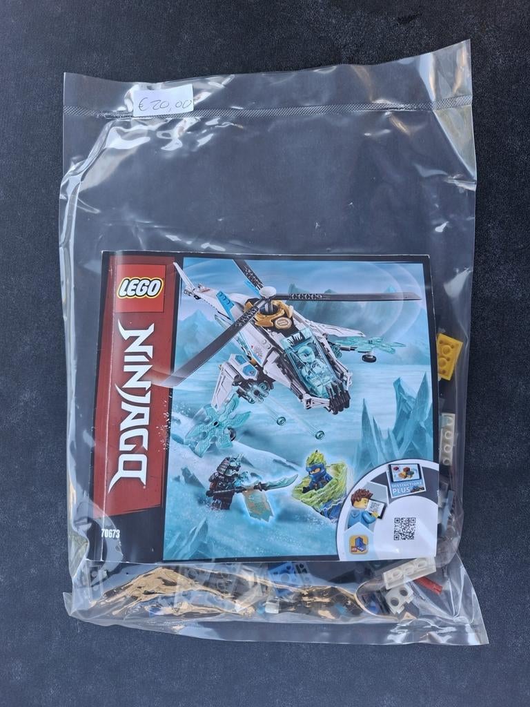 Lego Ninjago 70673 - IJzervleugel - 100% compleet met inst, Lego, Ophalen of Verzenden, Compleet, Zo goed als nieuw