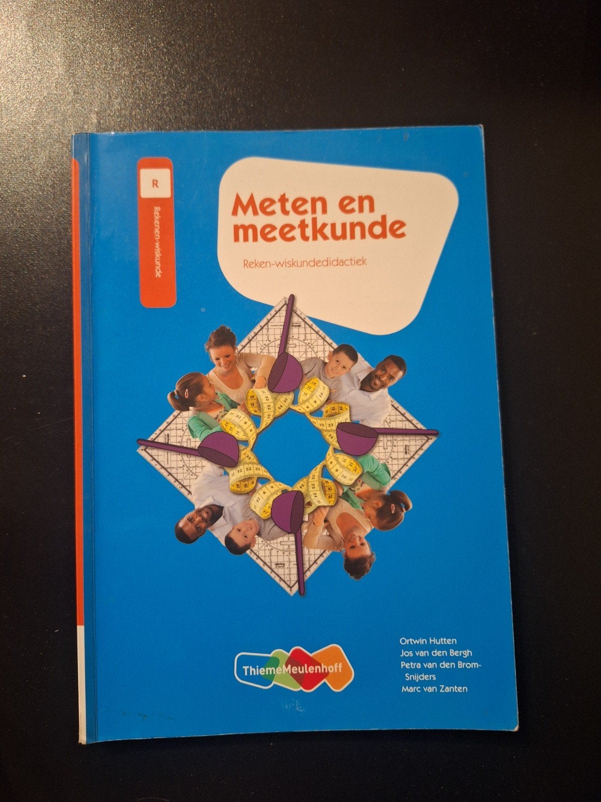 Meten en Meetkunde - Reken-wiskundedidactiek, Boeken, Zo goed als nieuw, Ortwin Hutten, Jos van den Bergh, Beta, HBO