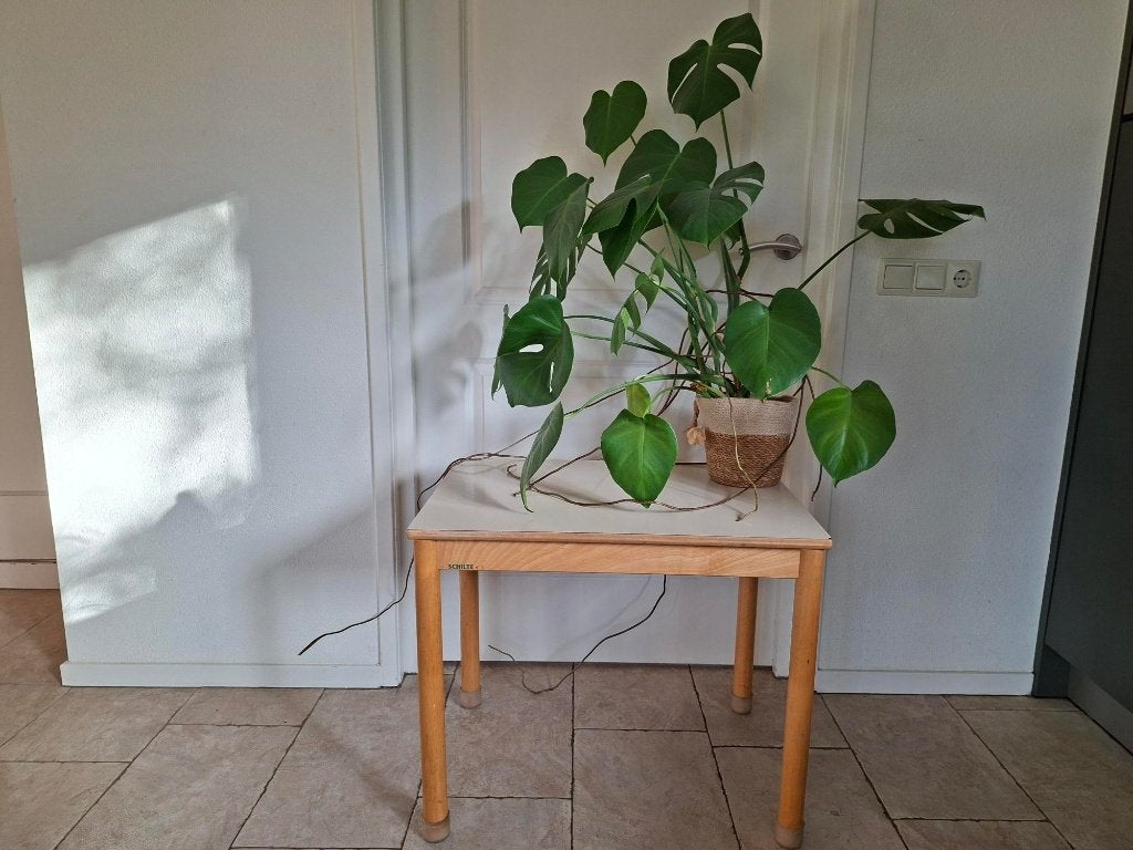 Nette oerdegelijke kindertafel, schooltafel, tafeltje!, Ophalen of Verzenden, Gebruikt, Tafel(s)