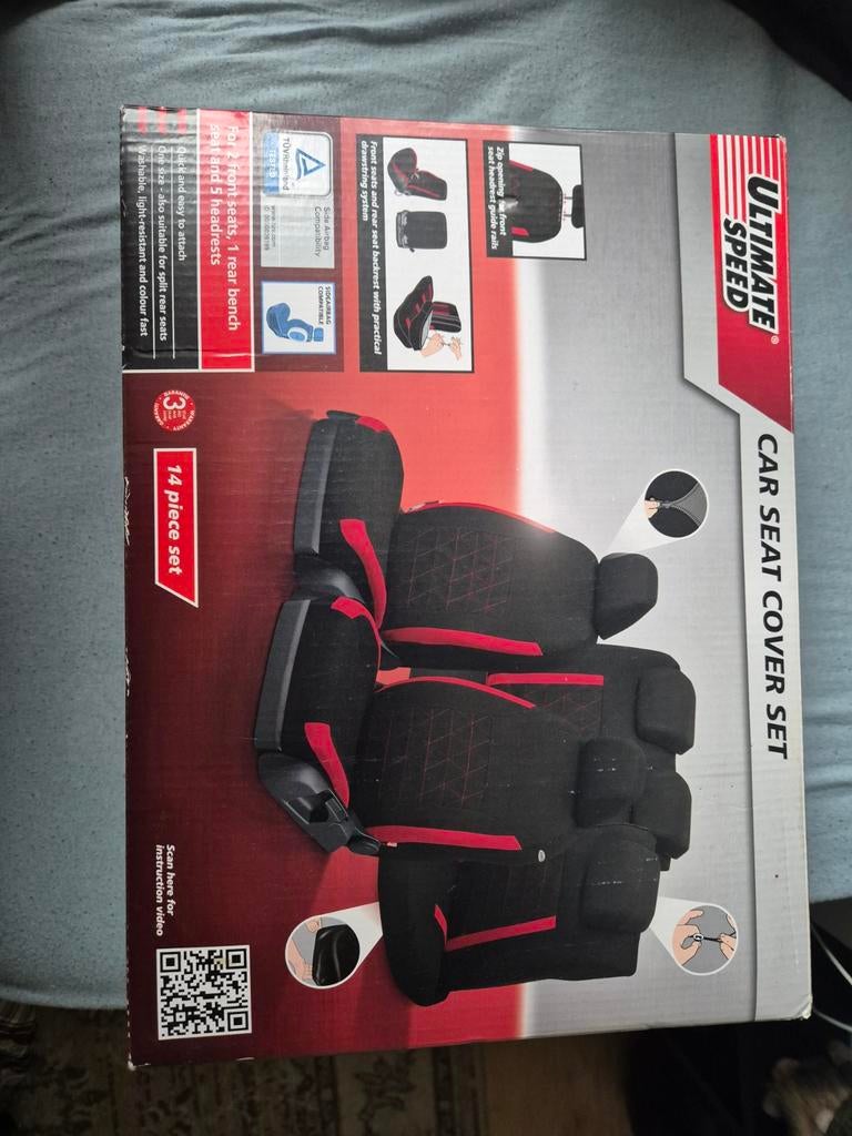 Ultimate Speed Auto Stoelhoezen Set - 14-delig, Ophalen, Nieuw