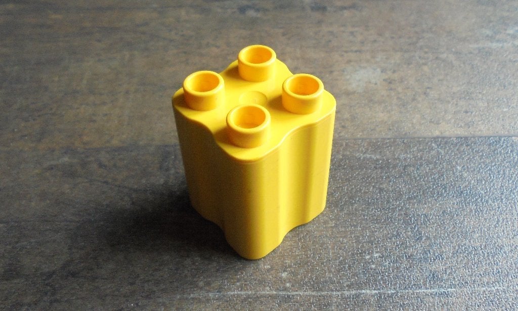 Lego Duplo Brick 2x2x2 with Indented Sides (zie foto's) 17, Ophalen of Verzenden, Gebruikt, Losse stenen, Duplo