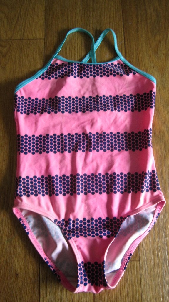 Name it badpakje maat 122/128., Gebruikt, Meisje, Sport- of Zwemkleding, Ophalen of Verzenden