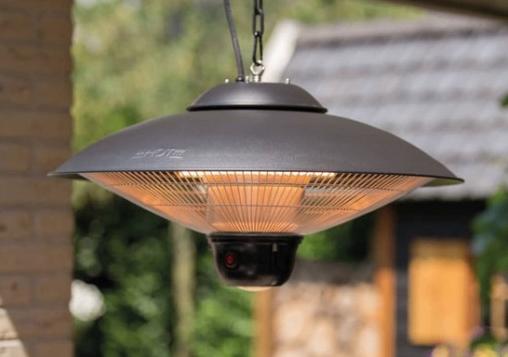 Sunred sirius terrasverwarmer (hangend model incl. hoes), Tuin en Terras, Ophalen, Zo goed als nieuw, Elektrisch, Plafond