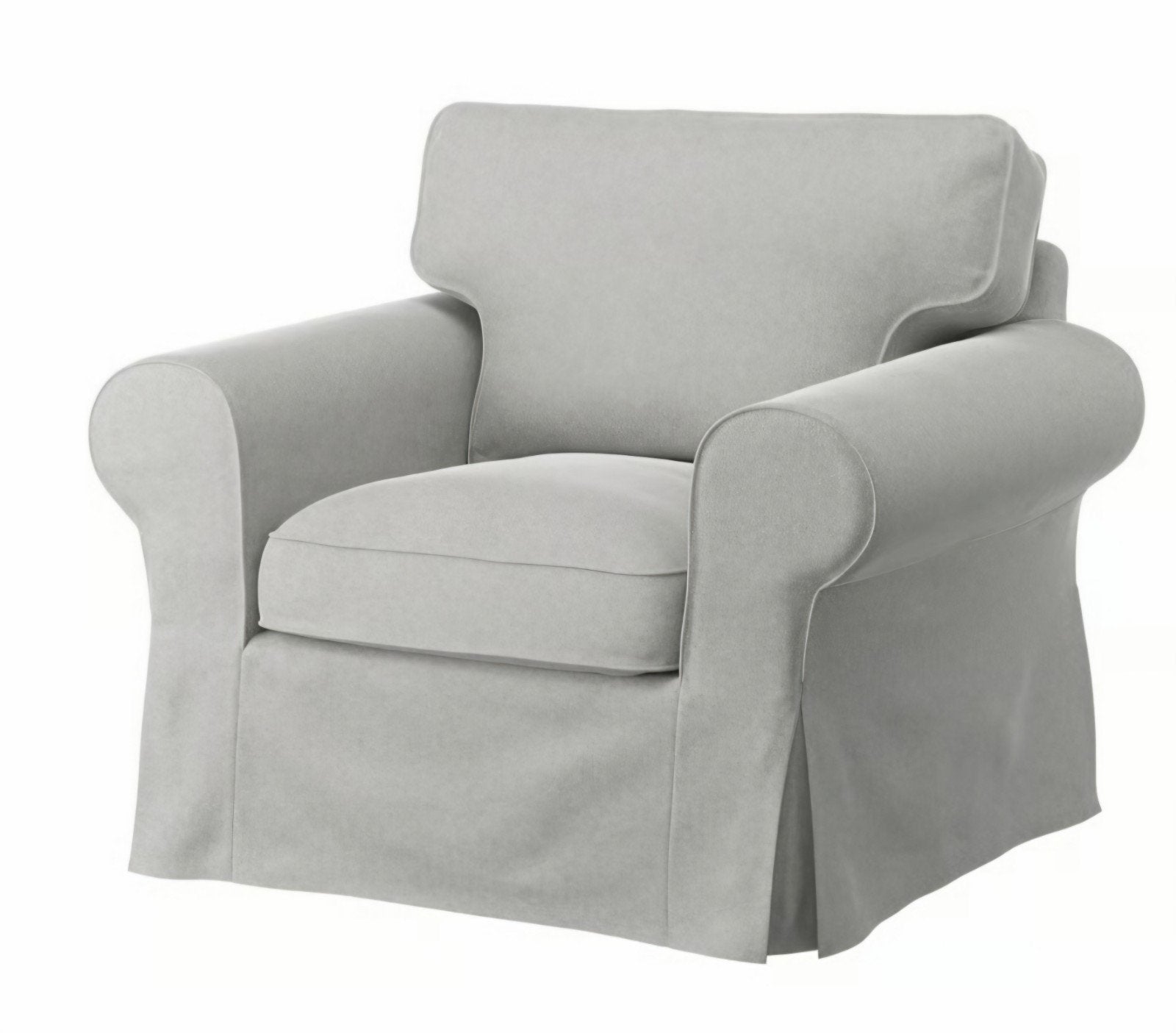 2x Hoes voor stoel Ektrop Ikea grijs, Gebruikt, Klassiek, Comfortabel, 75 tot 100 cm, Ophalen of Verzenden