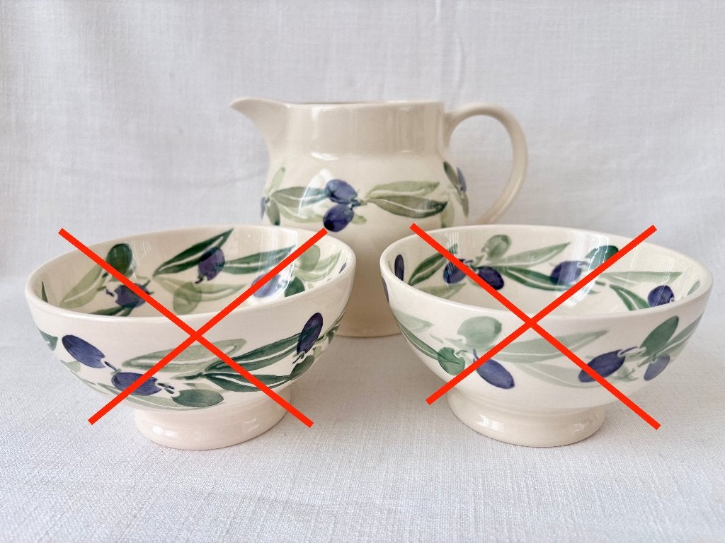 Emma Bridgewater - Olives, Verzenden, Zo goed als nieuw, Overige stijlen, Aardewerk