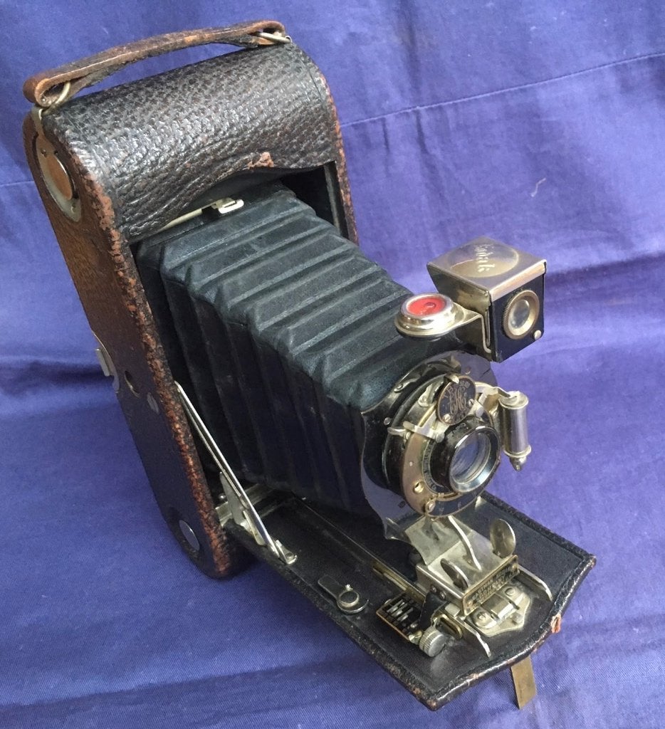 Oude KODAK No.1A Folding Pocket Camera , 1909-1915, Ophalen of Verzenden, Gebruikt, Compact, Kodak