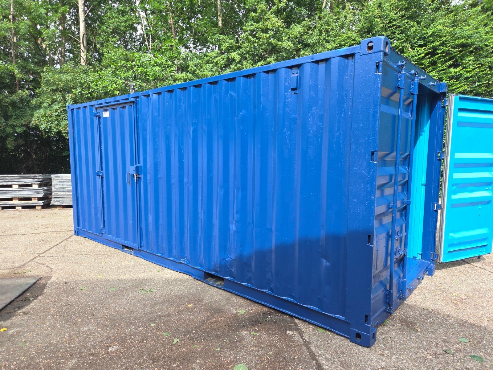 20 ft zeecontainer met extra loopdeur, Ophalen of Verzenden