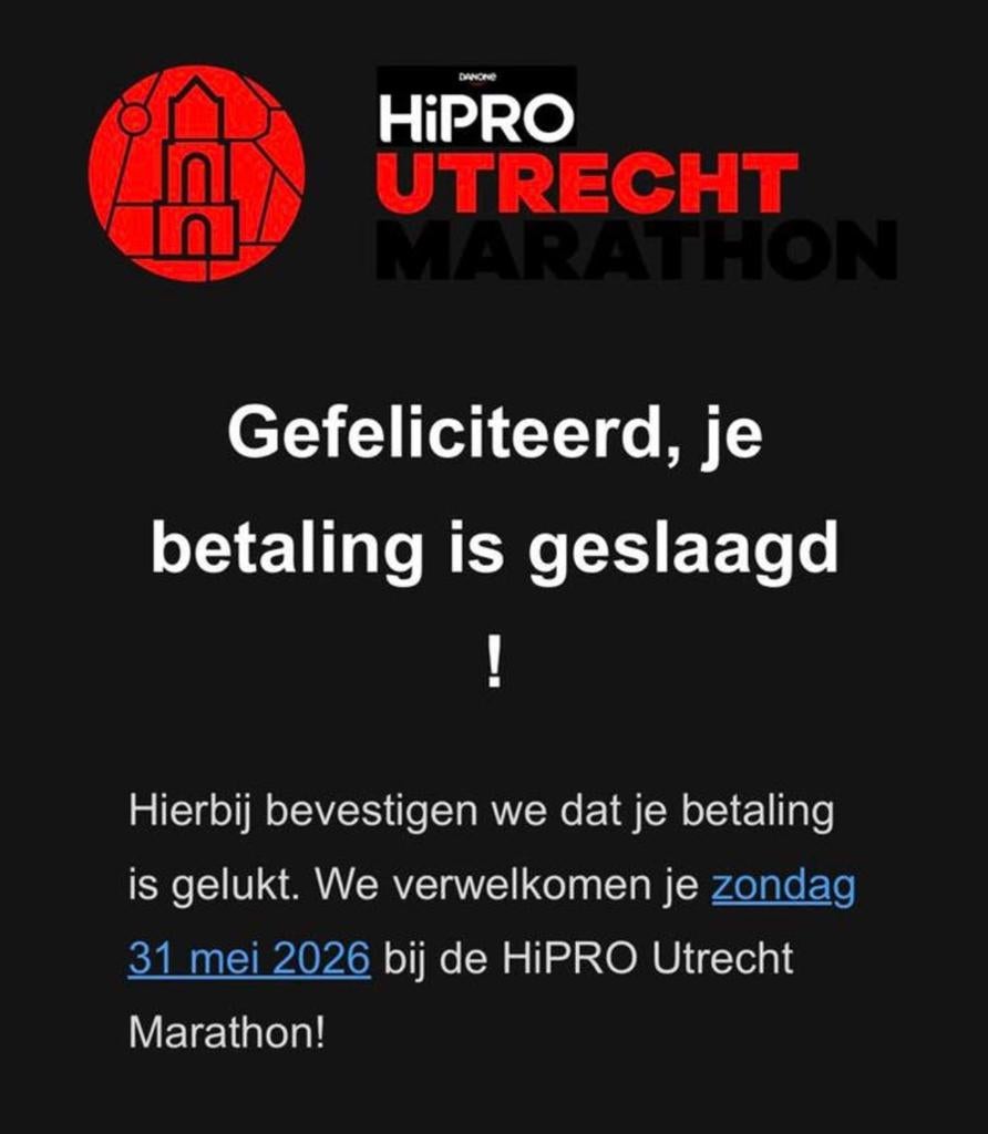 Ticket hele marathon Utrecht, Tickets en Kaartjes, Eén persoon