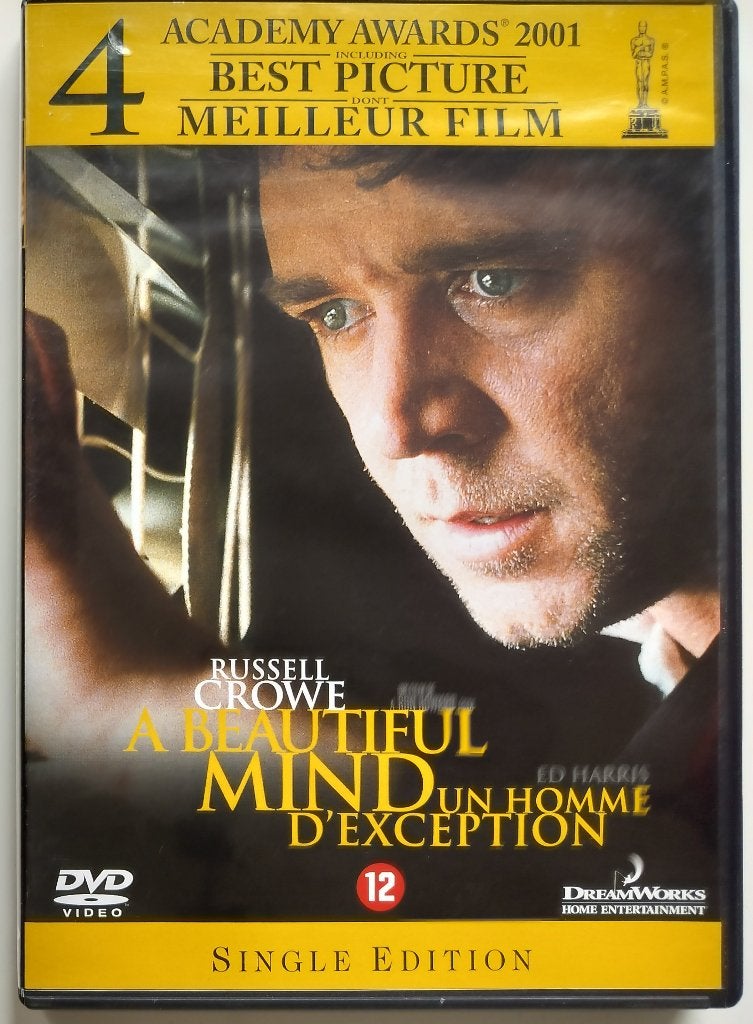 A Beautiful Mind (2001) *Single Edition, Cd's en Dvd's, Dvd's | Drama, Overige genres, Ophalen of Verzenden, Zo goed als nieuw