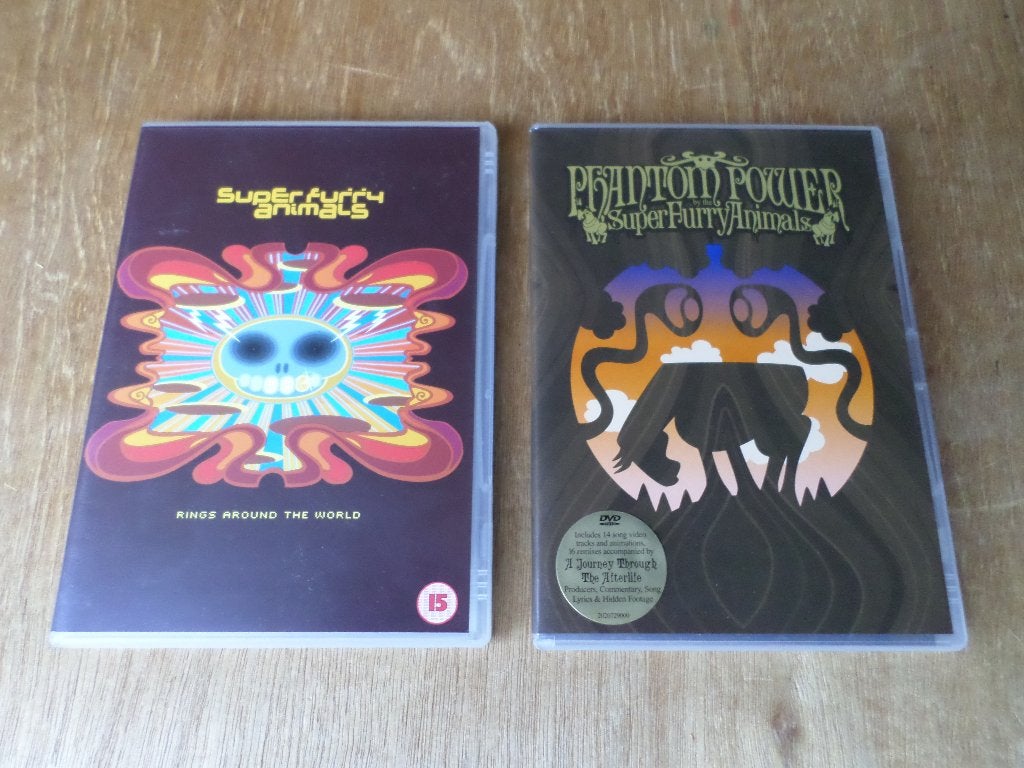 Super Furry Animals - 2 DVD's nieuw - Samen 7 euro, Alle leeftijden, Ophalen of Verzenden, Nieuw in verpakking, Muziekvideo's