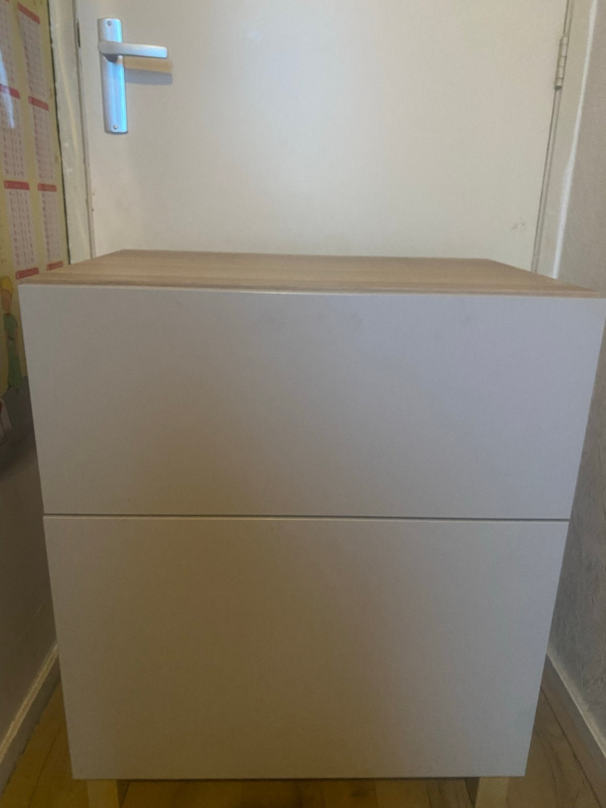 IKEA Besta ladekast met 2 laden, Huis en Inrichting, Ophalen, Gebruikt, 1 of 2 laden, 50 tot 100 cm