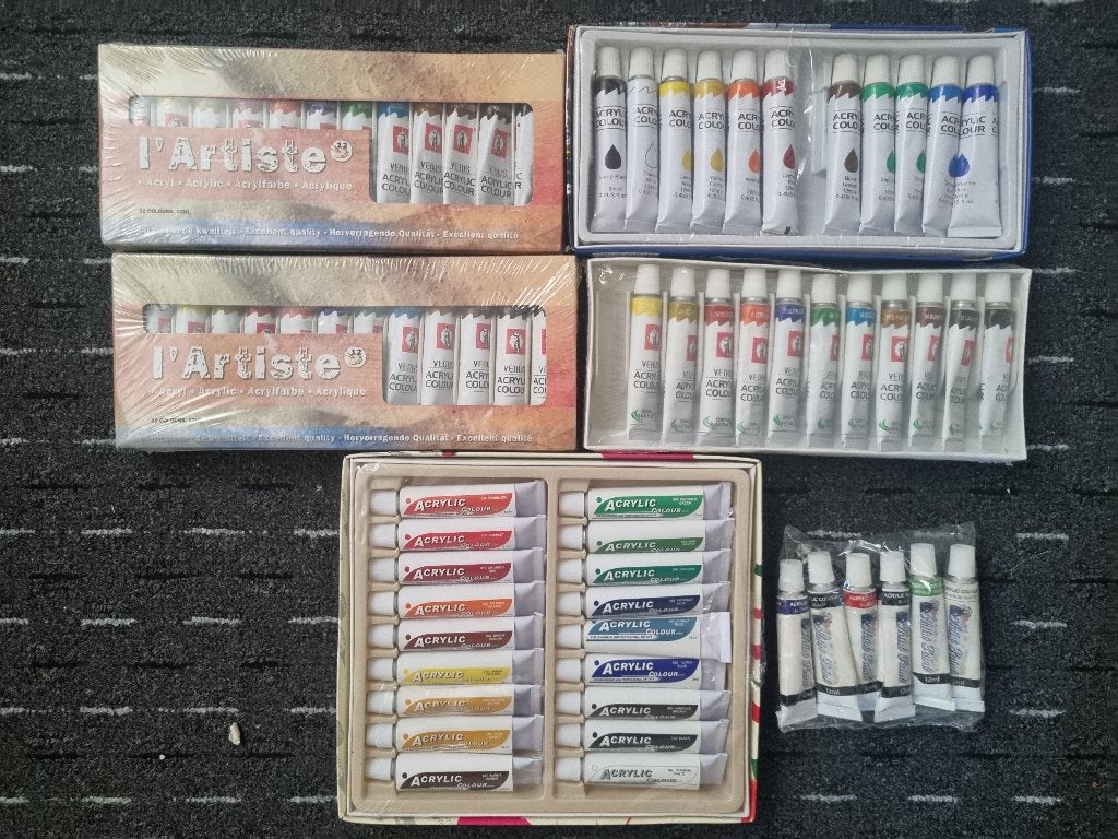 partij acrylverf, Ophalen of Verzenden