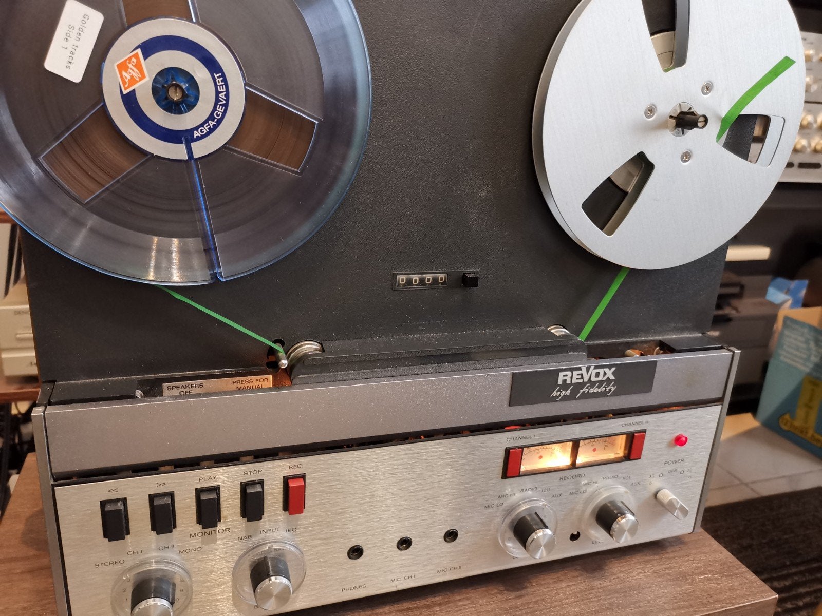 Revox A77 High Fidelity Bandrecorder - Vintage Audio, Ophalen, Bandrecorder, Met banden