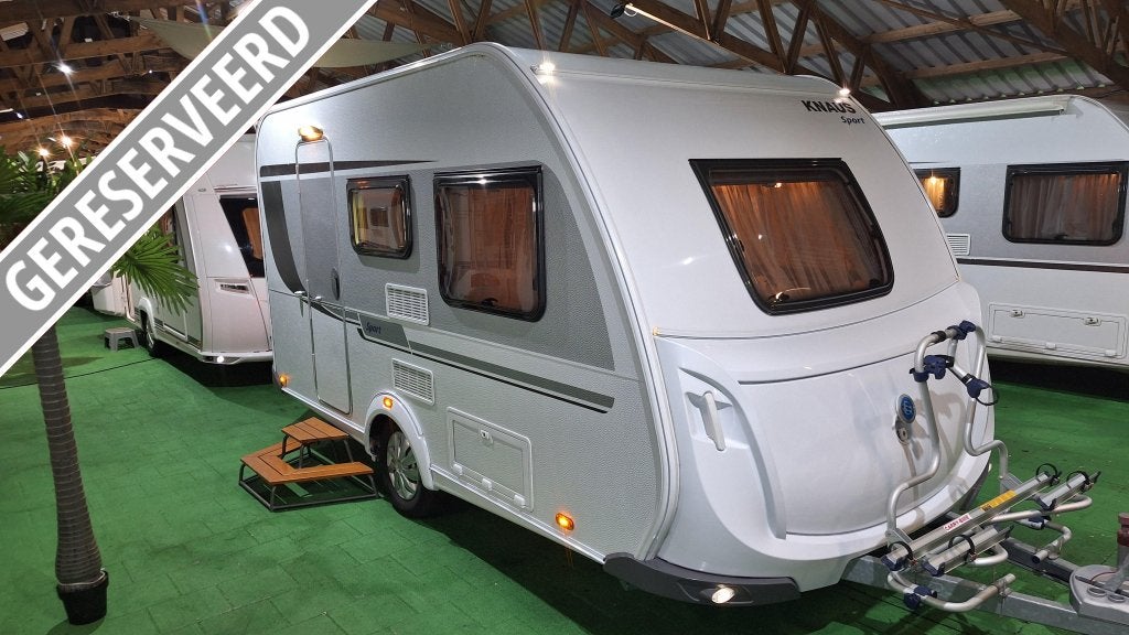 Knaus Sport 400 LK Voortent/Mover/Stapelbed, Caravans en Kamperen, Standaardzit, Fietsenrek, Bedrijf, 750 - 1000 kg