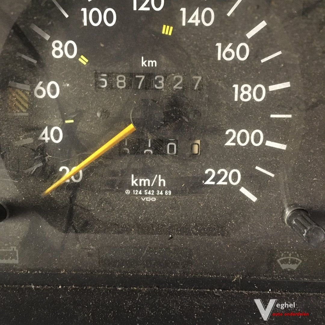 Mercedes W124 Diesel 1993  1700026   Km Tellerklok  124 542, Gebruikt, -, -, Ophalen of Verzenden