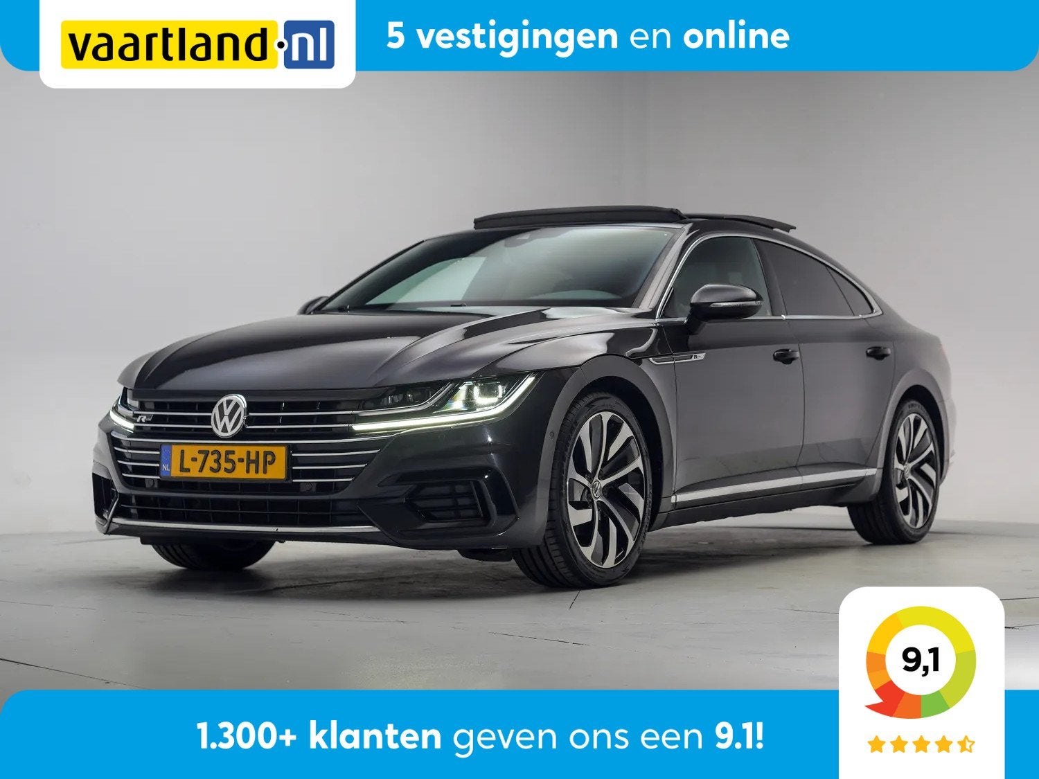 Volkswagen Arteon 2.0 TSI R Line Exclusive Aut. [ Virtual Pa, Auto's, Volkswagen, Arteon, 1984 cc, Bedrijf, 1500 kg