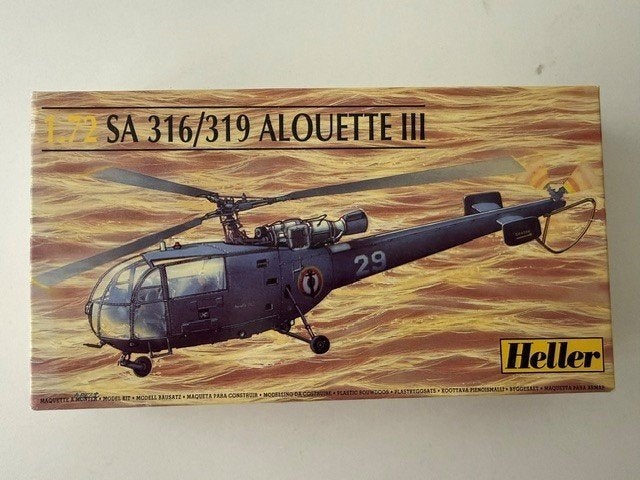 ROWASP OUTLET | Heller 1/72 80225 SA319 Alouette III STARTED, Hobby en Vrije tijd, Modelbouw | Vliegtuigen en Helikopters, 1:72 tot 1:144