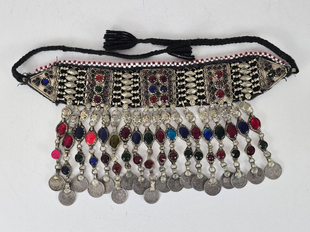 Kuchi Tribal Choker met munten, Afghanistan, 1960-1980, Ophalen of Verzenden