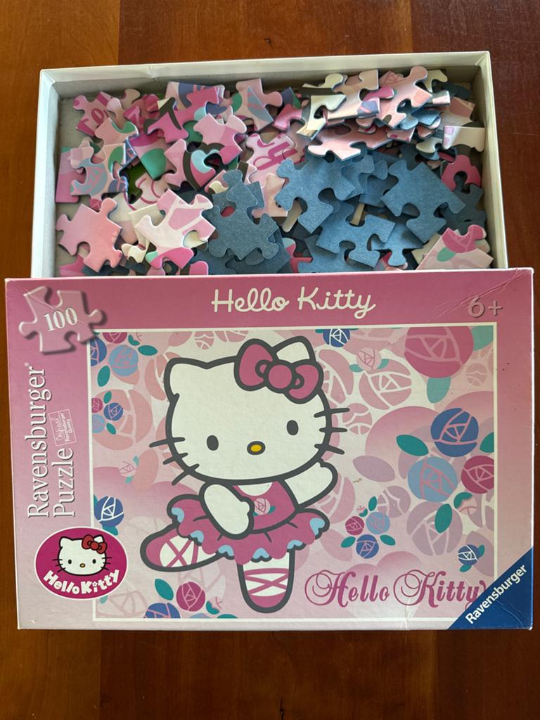 Ravensburger Hello Kitty puzzel 100 stukjes, Kinderen en Baby's, Speelgoed | Kinderpuzzels, Ophalen of Verzenden, Meer dan 50 stukjes