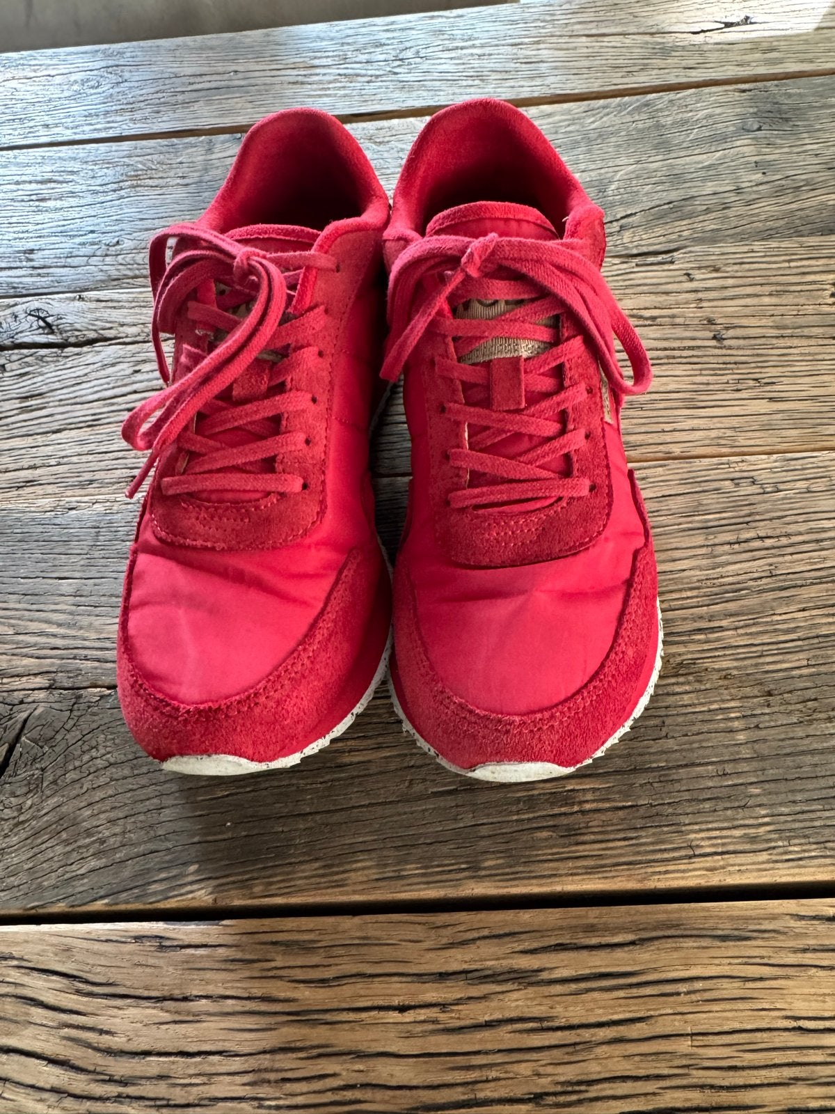 Woden Dames Sneakers Rood Maat 39 - Zeer Goede Staat, Ophalen of Verzenden, Zo goed als nieuw, Rood, Sneakers of Gympen