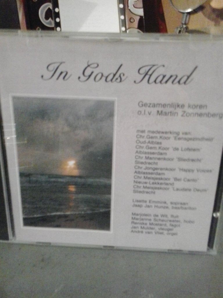 in gods hand gezamelijke koren olv martin zonnenberg cd, Ophalen, Zo goed als nieuw, Gospel
