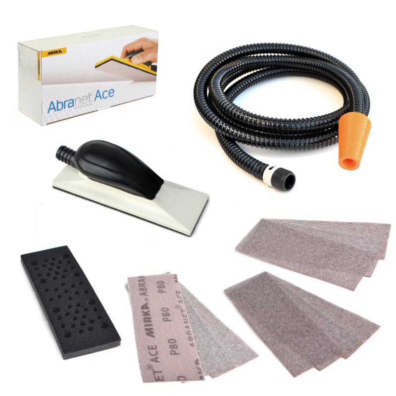 Mirka Handschuurblok 70x198 set –Abranet Ace klittenband, Verzenden