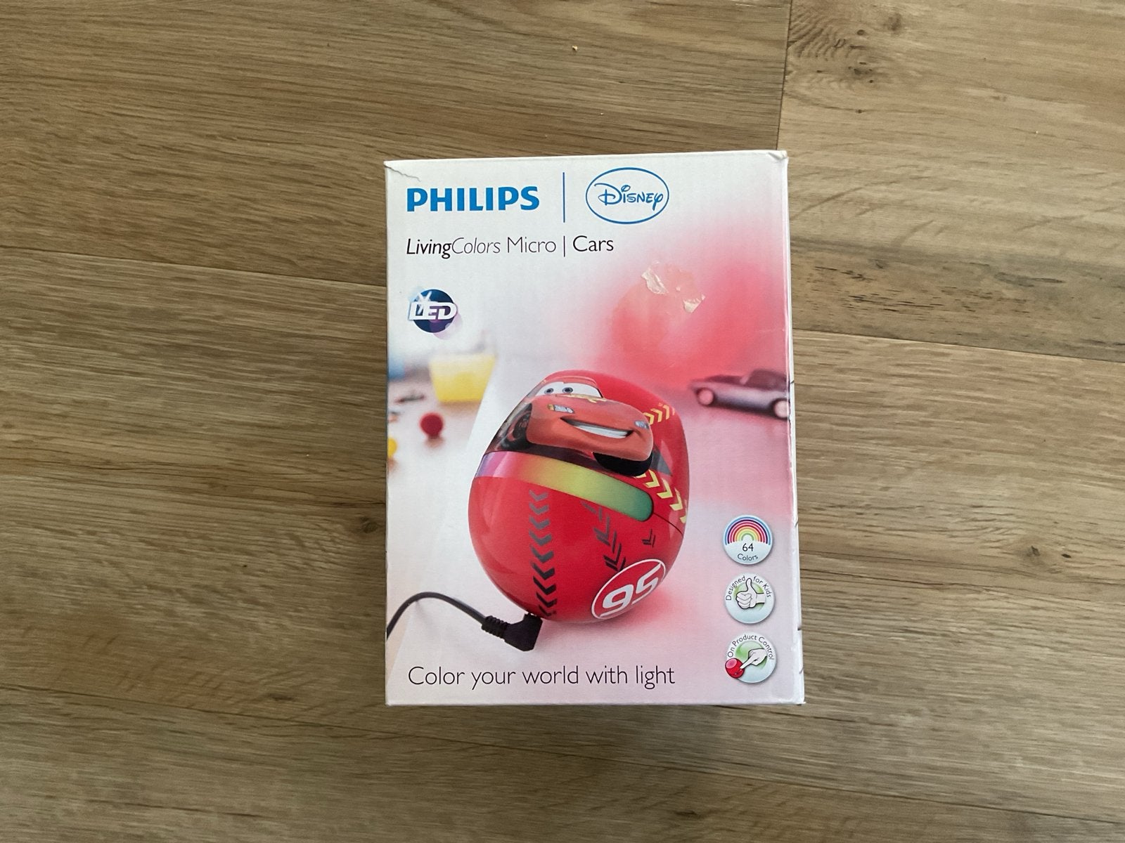 Philips LivingColors Micro Disney Cars LED Lamp, Ophalen of Verzenden, Zo goed als nieuw, Overige typen