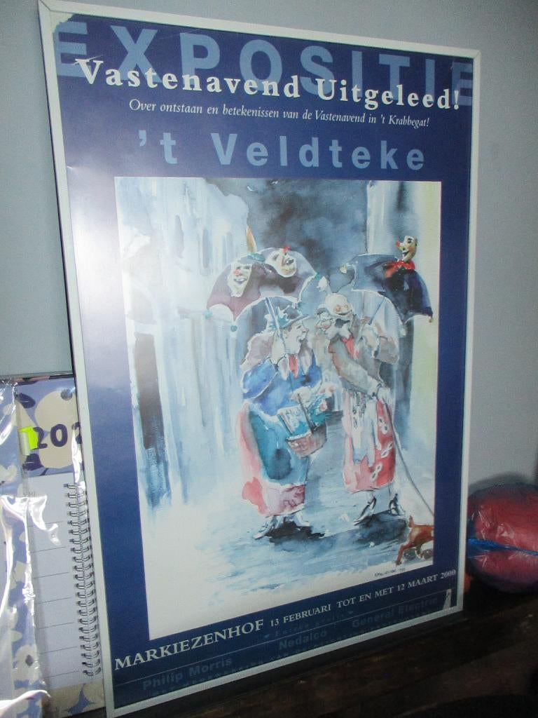 Vastenavend Posters in lijst ., Ophalen of Verzenden