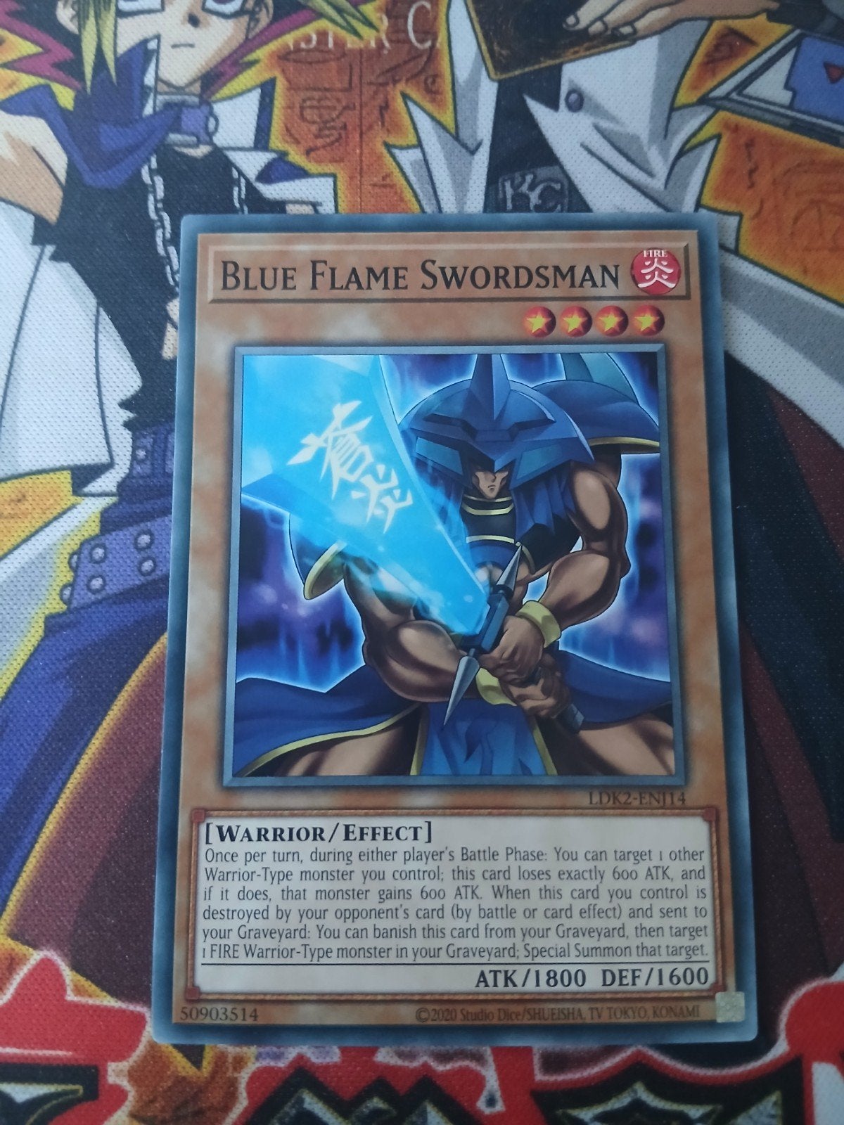 Blue Flame Swordsman - LDK2 - Yu-Gi-Oh, Ophalen of Verzenden, Zo goed als nieuw