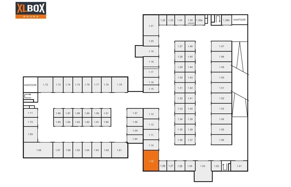 bedrijfsruimte opslag werkplaats Gouda TIJDELIJKE KORTING!, 48 m², Huur, Bedrijfsruimte